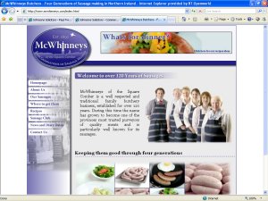 McWhinneys of the Square Comber, Sausage Making