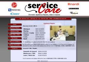 Service Care Domestic Appliance Repairs and spare parts sales