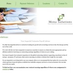 Mena Solutions site launched