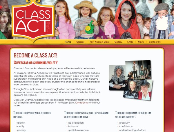 Class Act Drama Northern Ireland